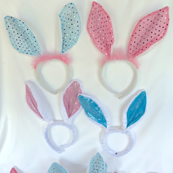 Other - NWOT Set Of 9 Easter Bunny Ears Headband - These Have Never Been Worn